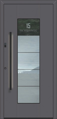 Jubiläums-Haustür motiv