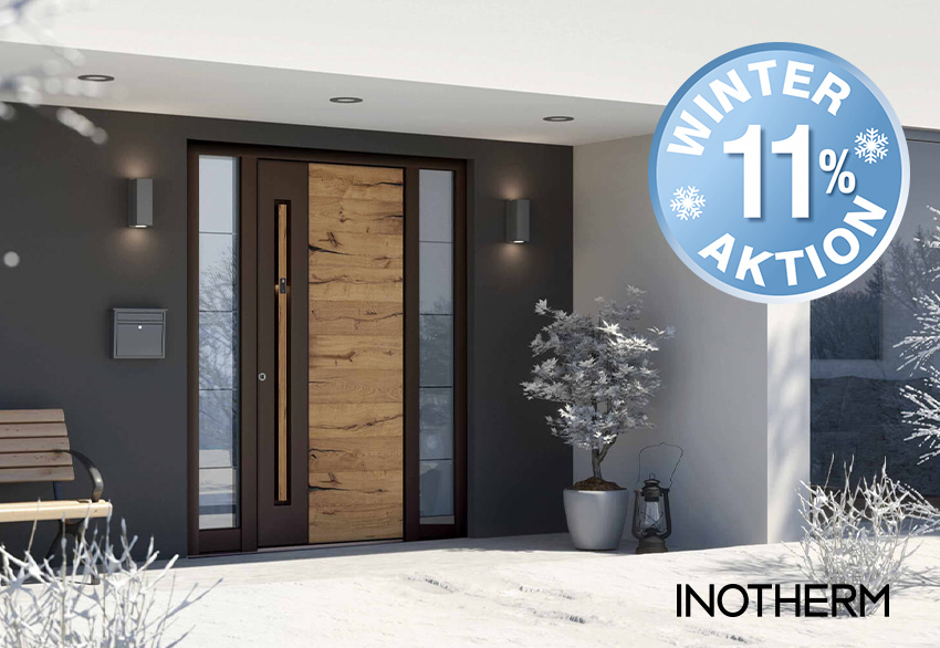 Winteraktion von Inotherm - 11% auf Ihre neue Haustür